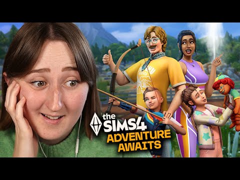 NEW EXPANSION PACK! Reacting to The Sims 4: Adventure Awaits trailer