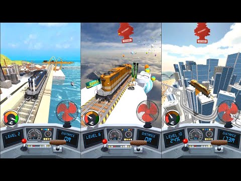 Train Ramp Jumping gameplay level 1-10 | BoomBit Games - YouTube