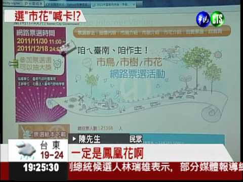 台南市花車拚! 鳳凰花戰蝴蝶蘭