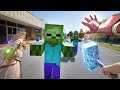 Minecraft Vs Superheroes In Real Life Superman Spiderman Ironman More