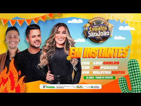 🔥🪗 WALKYRIA SANTOS, JM PUXADO e LUIZ CARLOS - Esquenta São João em TAVARES PB - 2° DIA
