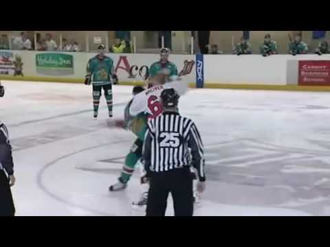 Doug MacIver vs. Bobby Robins (October 12th 2008) EIHL