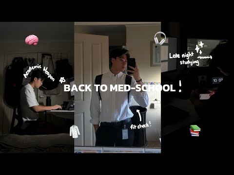 MY PRODUCTIVE FIRST WEEK BACK TO MEDSCHOOL // PETER LE