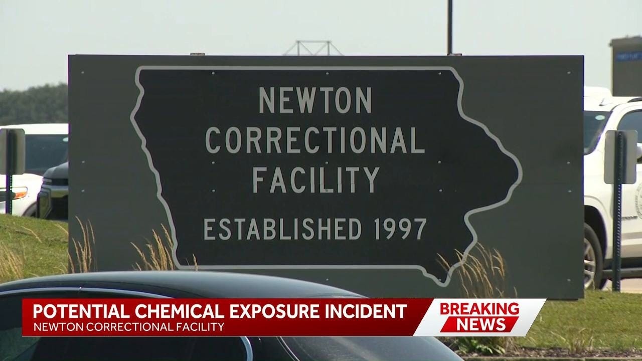 Emergency crews called to Newton Correctional Facility for chemical exposure incident