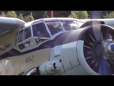 Antonov AN-2 SE-KCE Starup & Take-Off