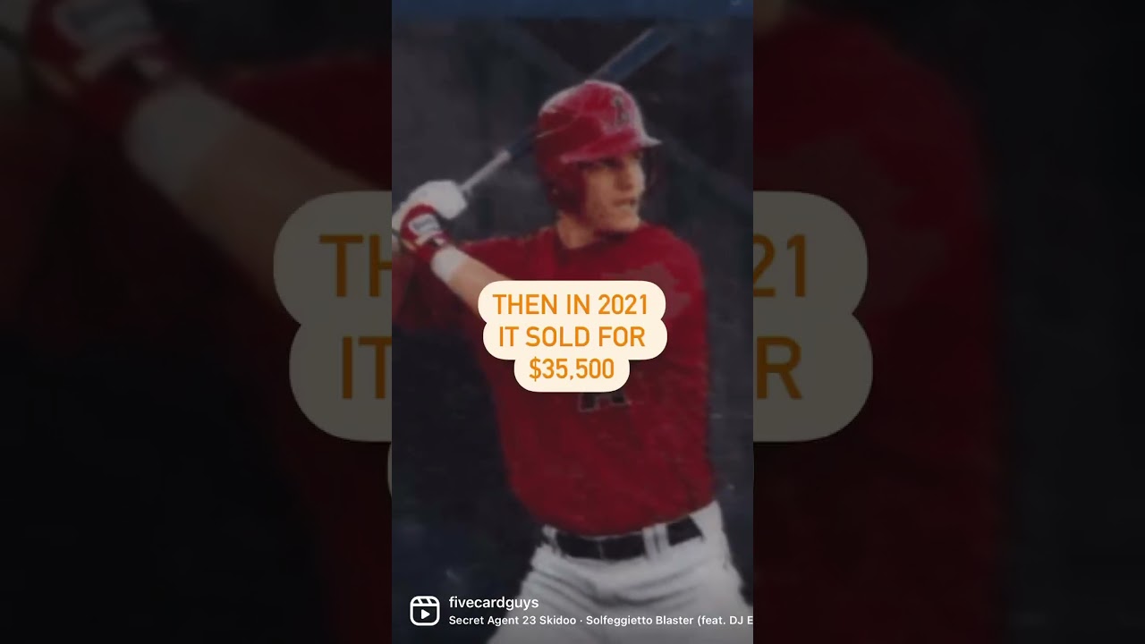 Has this iconic Mike Trout Bowman Chrome rookie card hit the bottom in value