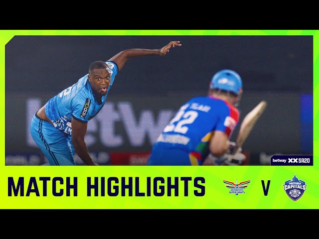 Durban’s Super Giants vs Pretoria Capitals | Match 16 Highlights