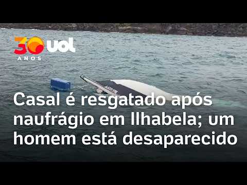 Naufrágio em Ilhabela deixa um homem desaparecido
