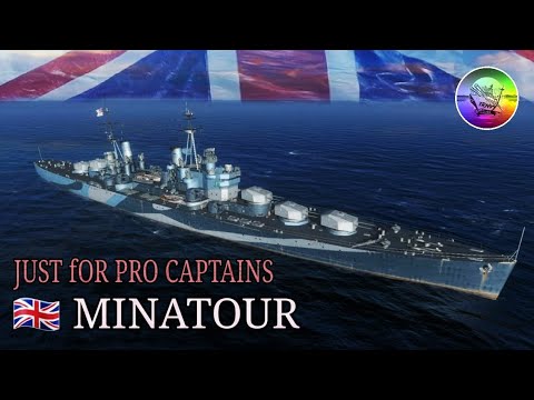 Wows Blitz: Minotaur Cruiser Gameplay (Review)
