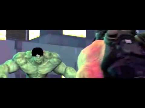 Hulk vs bane face to face