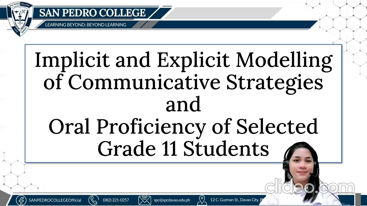 IMPLICIT AND EXPLICIT MODELING