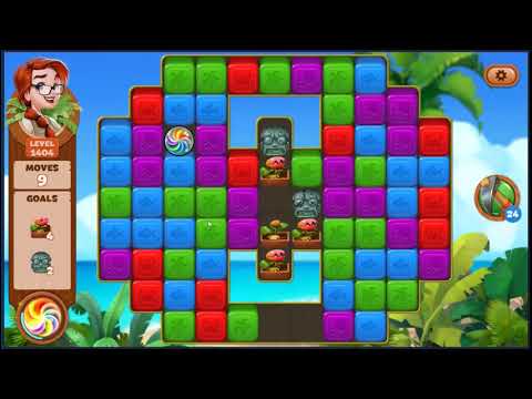 Lost Island Blast Adventure Level 1404 - NO BOOSTERS 🏝️ | SKILLGAMING ✔️