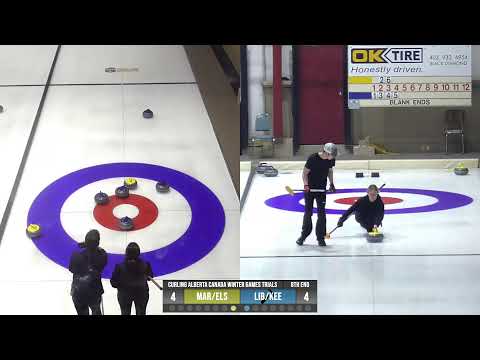 2022 Curling CWG Mixed Doubles Trials Draw 1 - Oilfields Curling Club, Black Diamond AB.