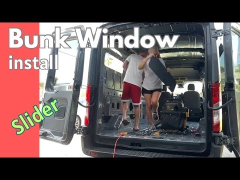 🚙 EP.1-Van CRL slider bunk window install