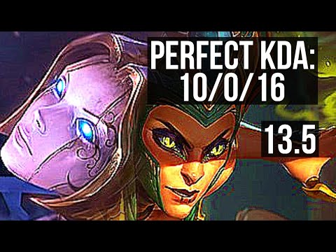 ORIANNA vs CASSIOPEIA (MID) | 10/0/16, 71% winrate, Legendary | KR Grandmaster | 13.5