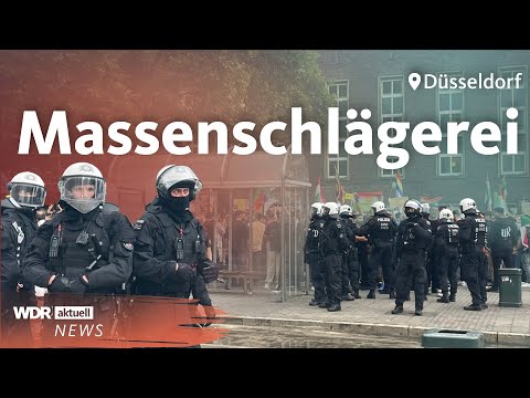 Düsseldorf: Massenschlägerei nach Demo: Syrien-Konflikt als Ursache | WDR Aktuelle Stunde
