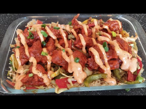 Barbeque Chicken Rice Recipe | Easy to Make BBQ Fried Rice | Zulekhas Kitchen Recipes