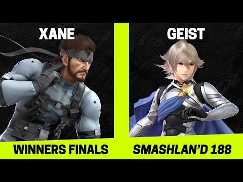SmashLAN'd 188 Winners Finals - xane (Snake, Pyra/Mythra) vs Geist (Corrin) - SSBU Tournament