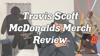TRAVIS SCOTT MCDONALD'S MERCH UNBOXING/REVIEW