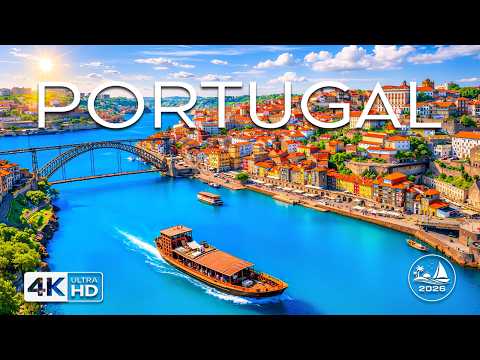 [4K] Portugal 🇵🇹 Stunning Atlantic Coast, Historic Cities & Golden Beaches | Aerial Views (2026)