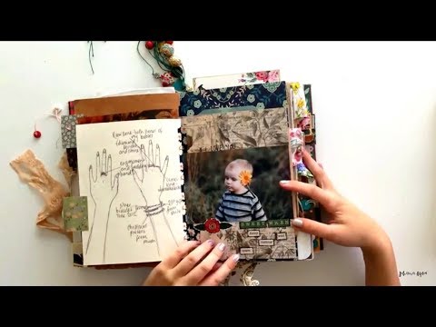 Journal Flip Through Completed Vintage Junk Journal My Personal Journal