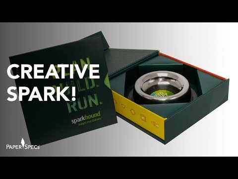 PaperSpecs.com | Paper Inspiration #388:  Sparkhound Sales Kit Packaging