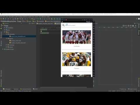 275 Advanced RecyclerView Part 1 EditText To SearchView |