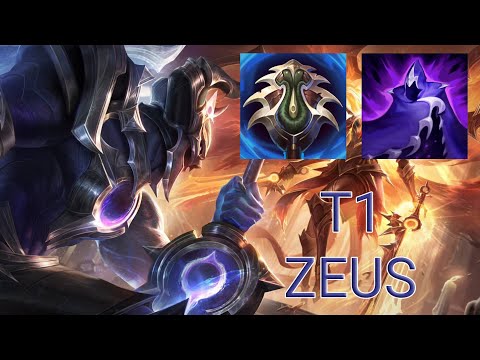 T1 Zeus Aatrox Top VS Renekton | KR GrandMaster Patch 14.2