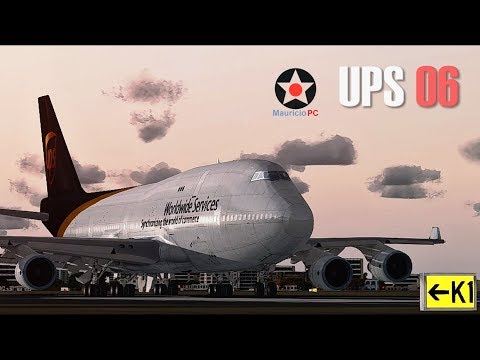 UPS flight 6 - Blind landing (Reconstruction)