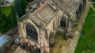 St Thomas The Martyr Church Up Holland @drone @aerial