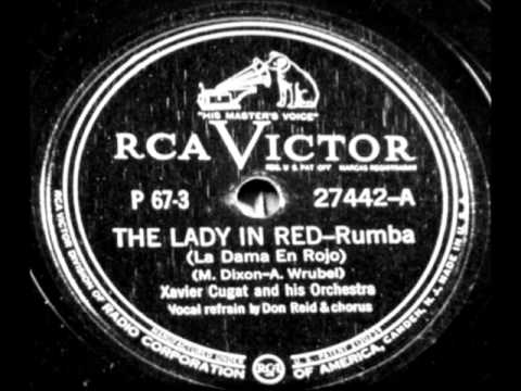 The Lady In Red(Rumba) by Xavier Cugat & Orch. from 1940 RCA Victor 78.