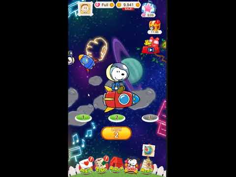 Snoopy Puzzle Journey Rocket Mode Space Level 1 - NO BOOSTERS 🐶🧩🧳 | SKILLGAMING ✔️