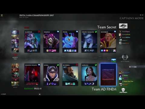 Secret vs Ad Finem DAC 2017 Game 1