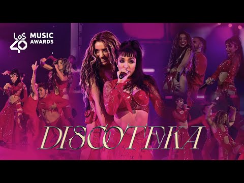 DISCOTEKA - Lola Indigo, María Becerra (Los 40 Music Awards, Studio Version)