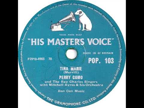 UK New Entry 1955 (152) Perry Como - Tina Marie