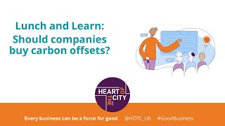 Lunch and Learn: Should companies buy carbon offsets?