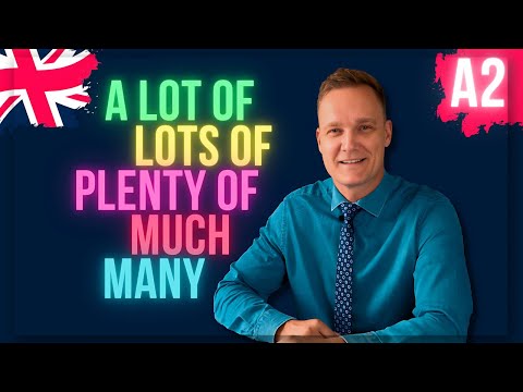 a lot of, lots of, plenty of, much, many (Mengenangaben) | Anwendung, Unterschiede + Übungen