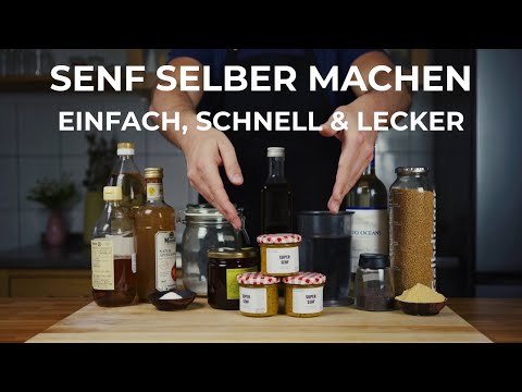Senf selber machen - einfach, schnell und lecker