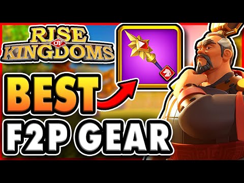 RISE OF KINGDOMS - Top 10 BEST Equipment for F2P VALUE