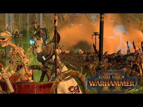 Khatep Ek & Dakka Khalida - Tomb Kings vs Skaven // Total War: Warhammer II Online Battle