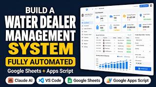 I Built AI Water Plant Delivery ERP with AI | Google Apps Script Web App + Dashboard