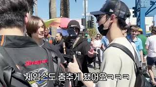 Download lagu [Trainee A] JJ and JAMES freestyle at Santa Monica Beach mp3