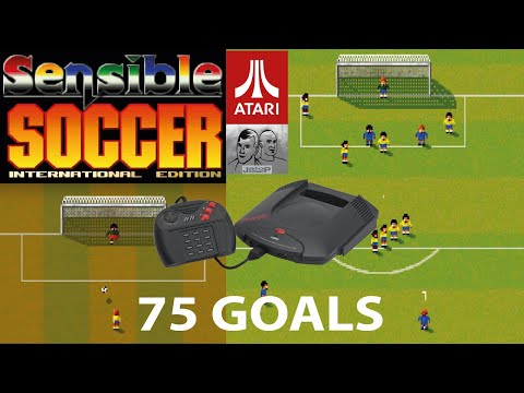 Sensible Soccer Int Ed - Atari Jaguar - 75 Goals + 5 Penalty Shootouts