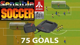 Sensible Soccer Int Ed - Atari Jaguar - 75 Goals + 5 Penalty Shootouts