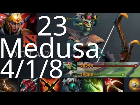 23 Medusa vs Sven, Dragon Knight, Void Spirit - T1 vs CREEP g1 ESL1 dota2
