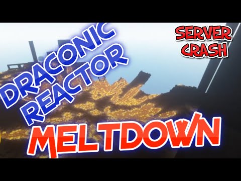 I HAVE NEVER SEEN THIS BAD DESTRUCTION!!! Draconic reactor explosion. Minecraft