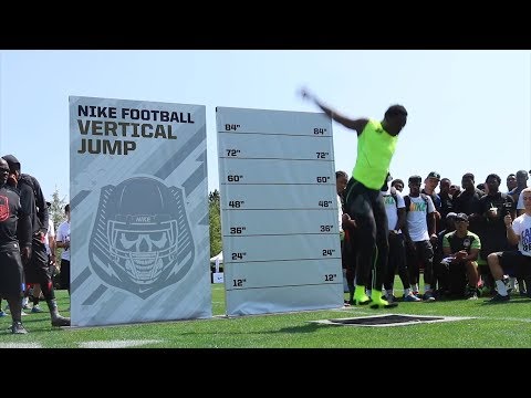 Watch Josh Imatorbhebhe's 47.1 inch vertical jump