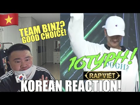 [EXCLUSIVE!]🇻🇳🇰🇷🔥Korean Hiphop Junkie react to 16typh [Rap Việt] (VNM/ENG SUB)