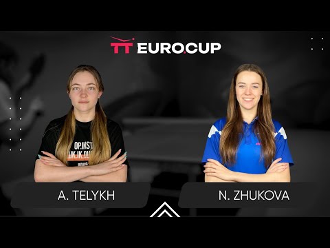 17:35 Anastasiia Telykh - Nadiia Zhukova 15.07.2025 TT Euro.Cup Women Ukraine Star. TABLE 3