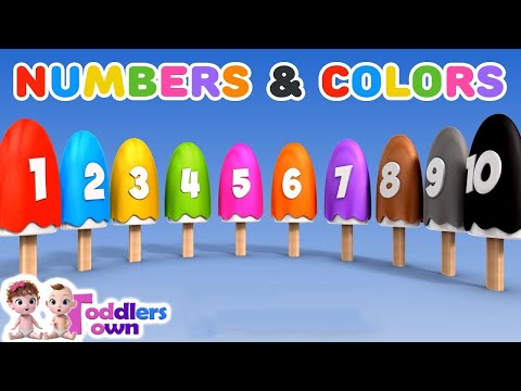 Number Song | Learn Numbers with Number Ice Cream Popsicles Song | Colors & Numbers Songs for Kids